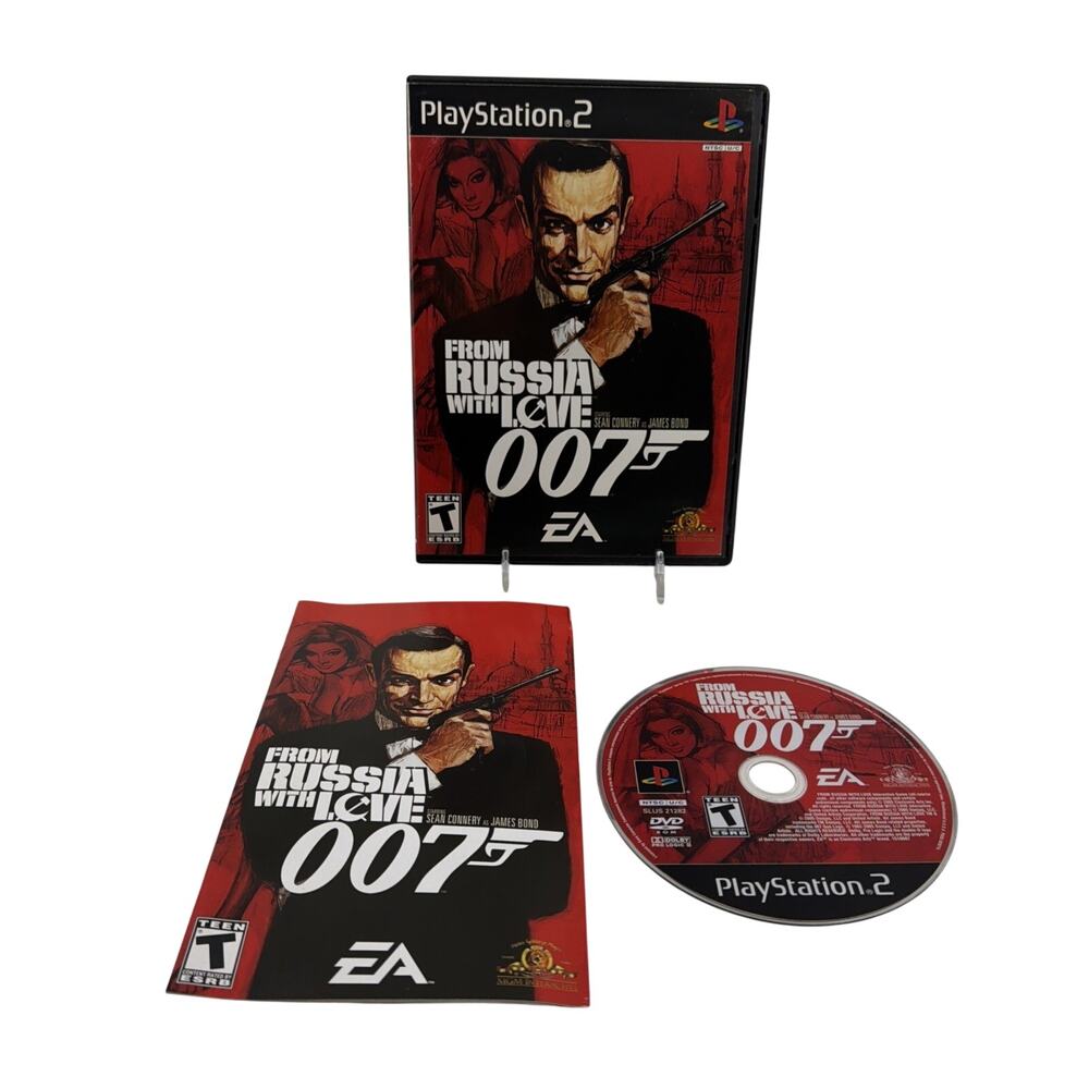 007 From Russia With Love Sony PlayStation 2 PS2 CIB Complete Tested